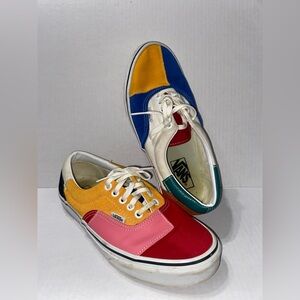 Vans Colorful Era Patchwork Low Top Unisex Color Block W 9.5 M 8